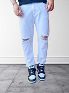 Jeans carrot strappi BERNA