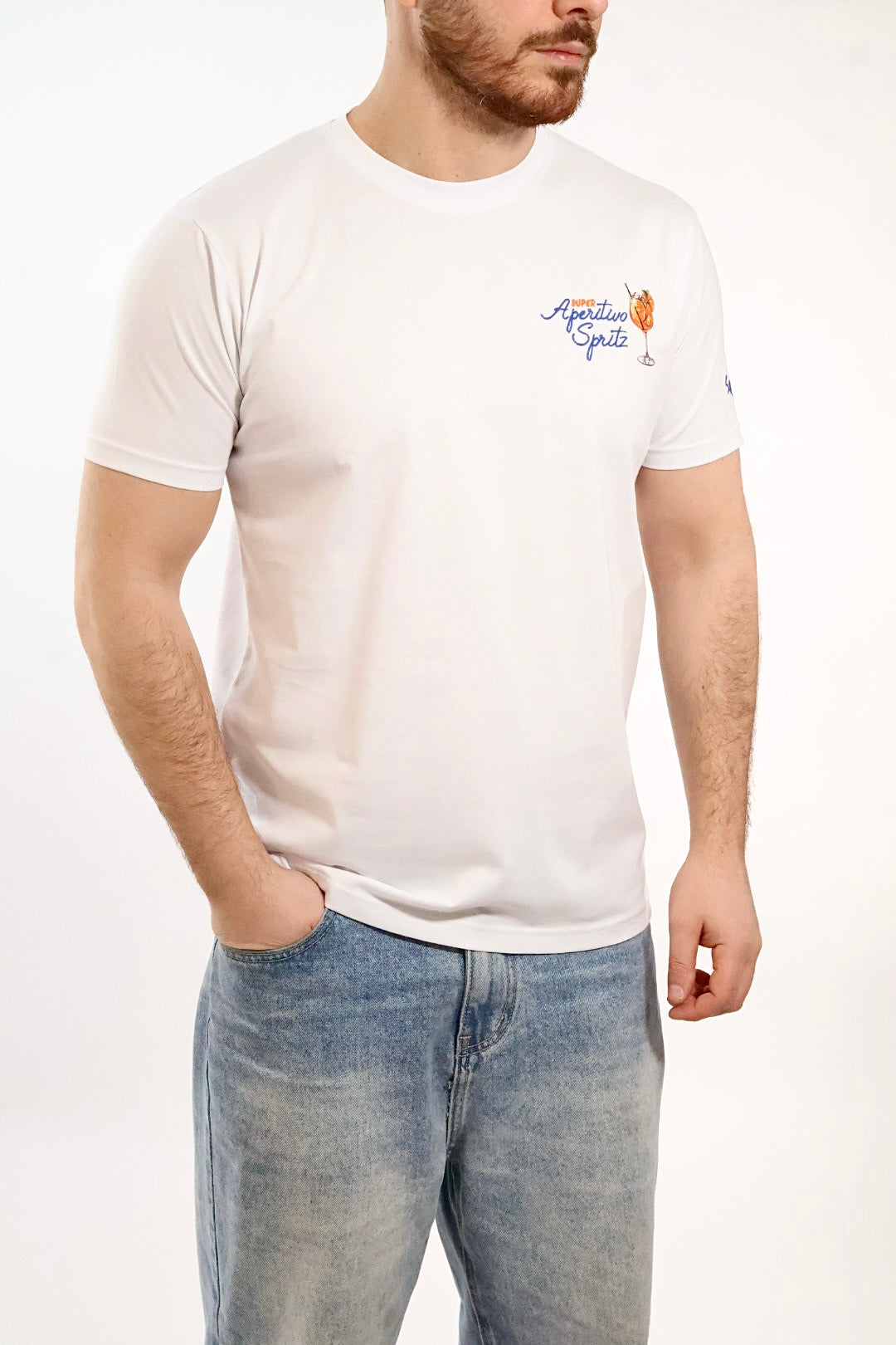 T-shirt ricamo super aperitivo  1901 SUPERCULTURE