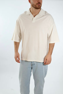 Polo viscosa no bottoni 128 BL11