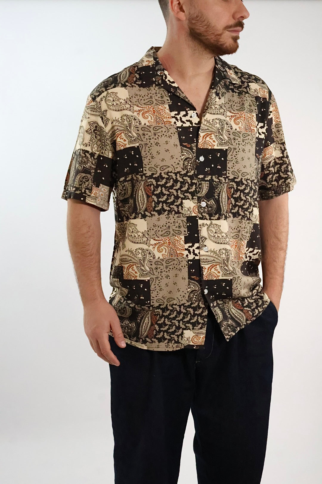 Camicia m/m viscosa bowling X01 EFFEK F**K