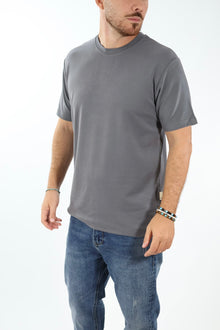 T-shirt basica viscosa grigio 505L GIANNI LUPO