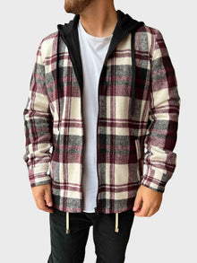 Giacca check imbottita BL11
