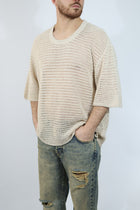 T shirt in maglia traforata I’M BRIAN