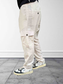 Pantalaccio cargo tapered fit lino OVERD
