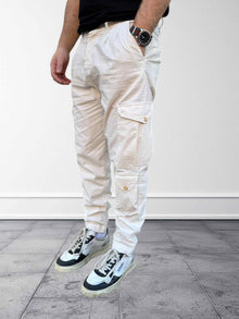 Pantalone cargo goffrato BL11