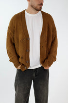 Cardigan strappi destroyed cropped fit  M54 OVERD