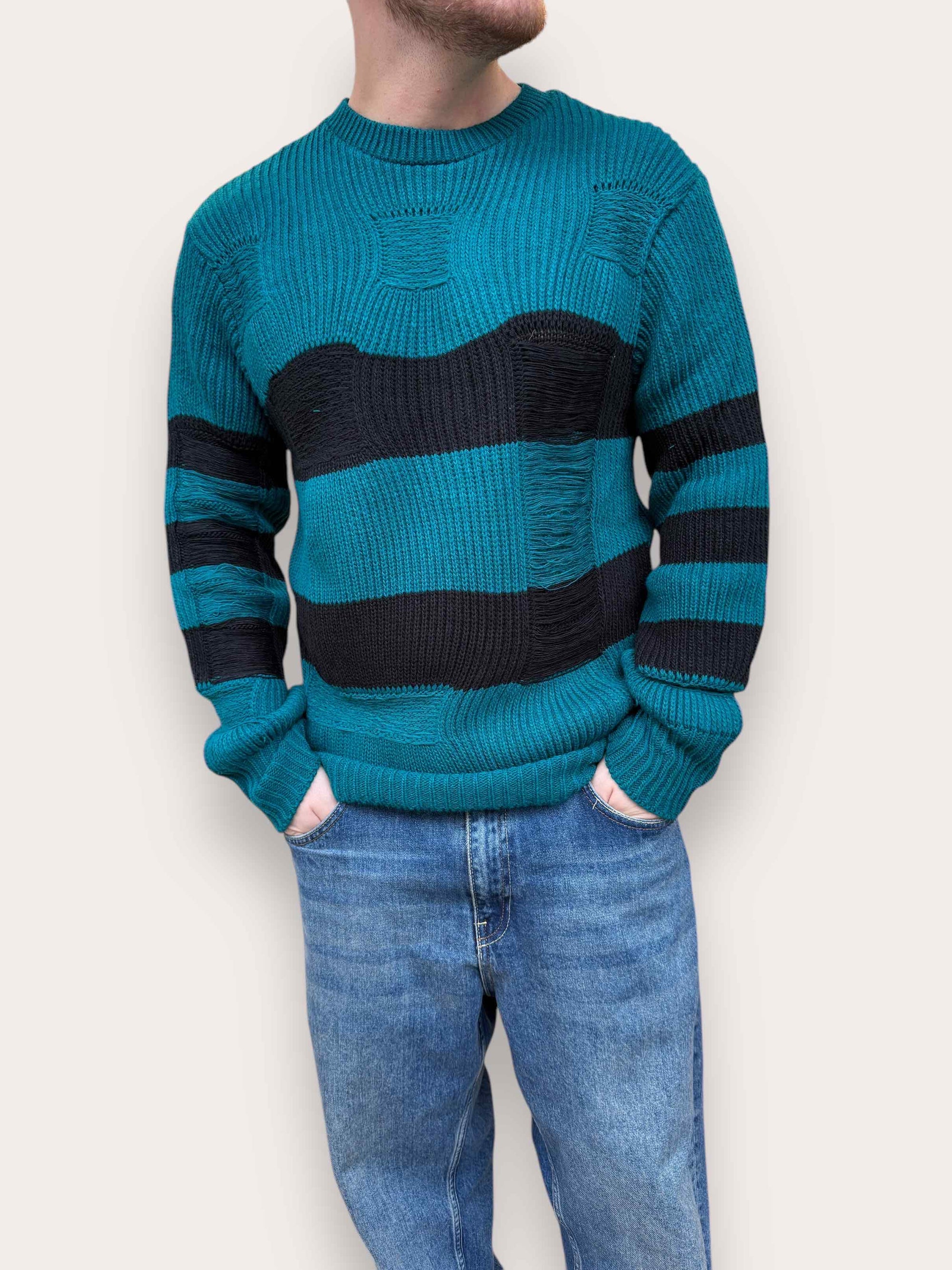 Maglione righe NEW JOB BRAND