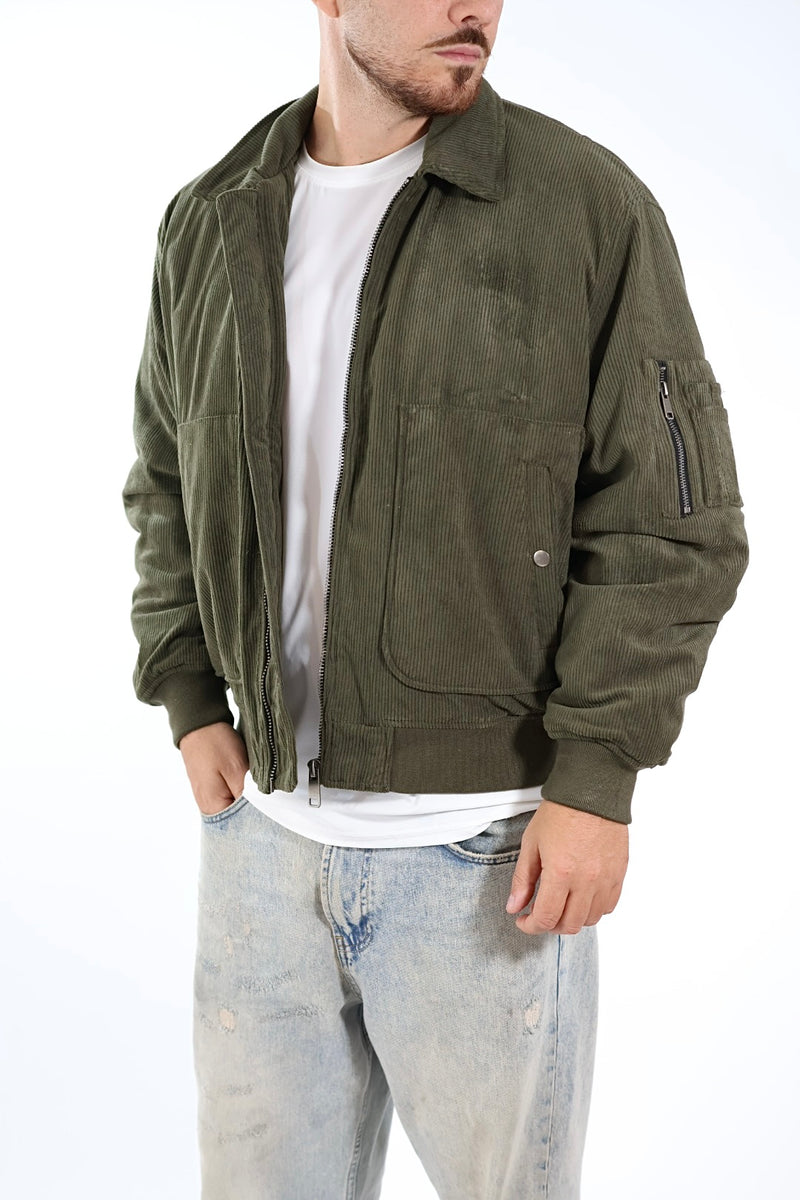 Bomber 014 velluto a coste TONY BACKER