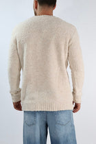 Maglione MACOMER17 ecru giro bouclé BL11