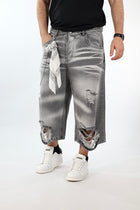 Bermuda strappi denim 200-5 J.W