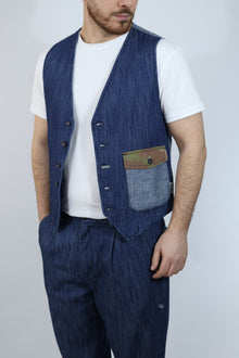 Gilet denim 376 BERNA