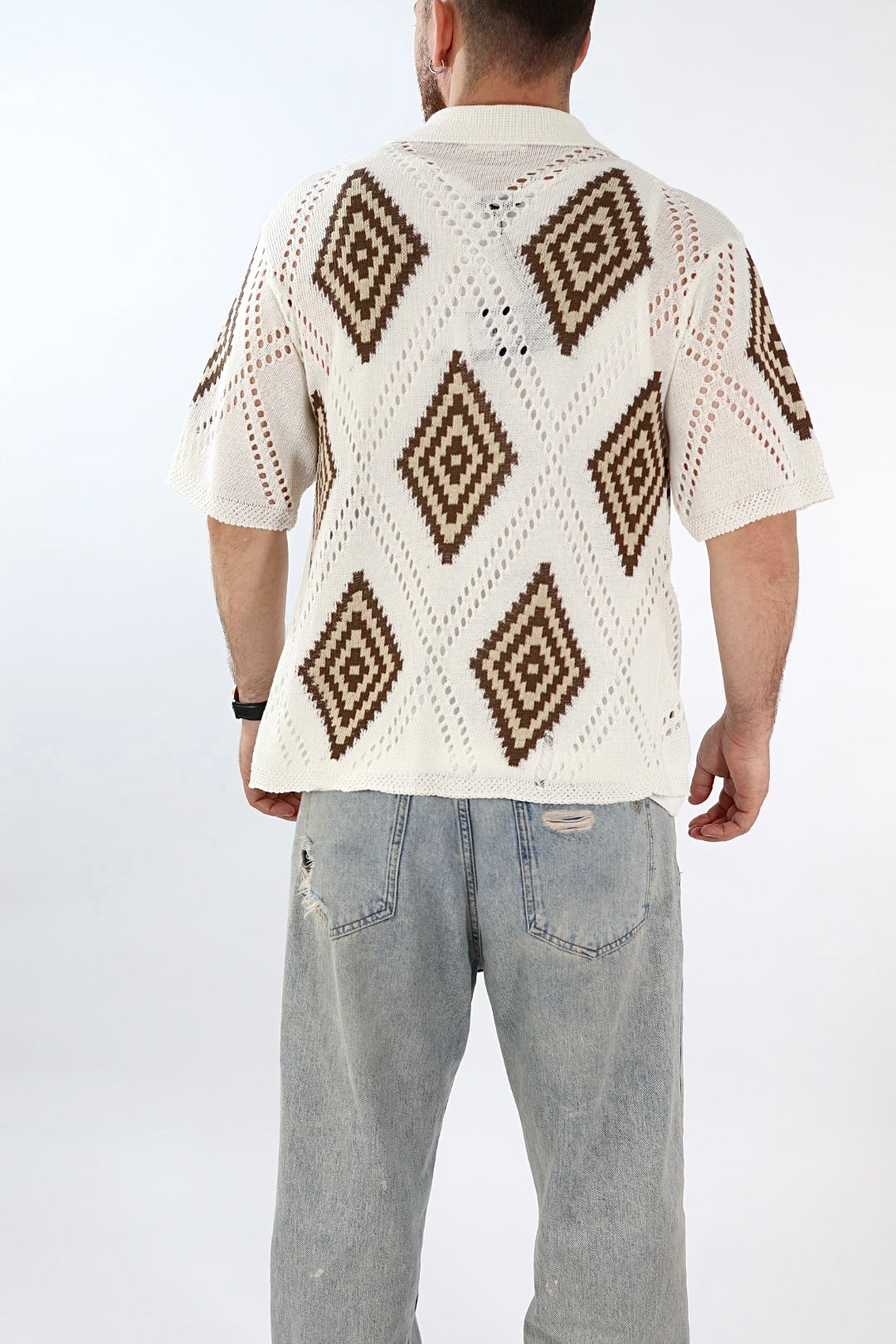 Polo in maglia lavorata 1001/NT J.W