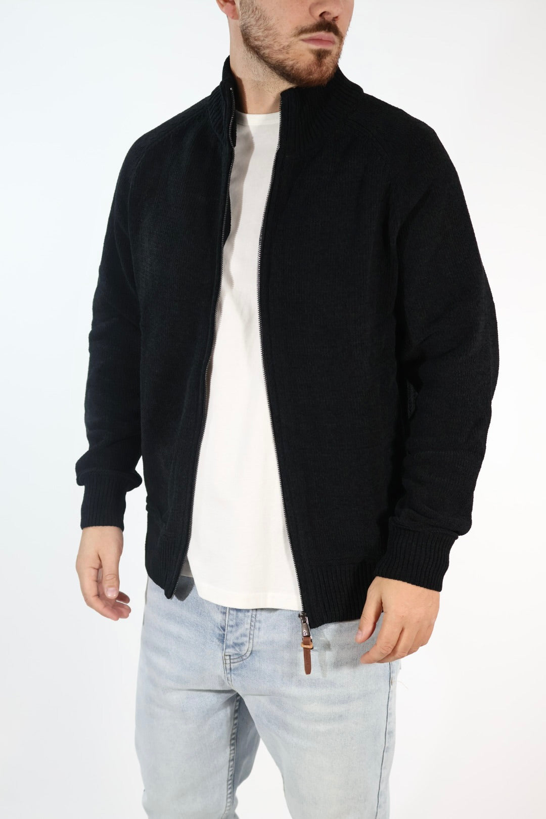Cardigan 633 ciniglia full zip  GIANNI LUPO