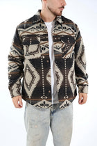 Overshirt 611 azteco lana MAISON DU DANTE