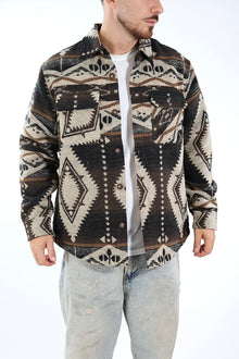Overshirt 611 azteco lana MAISON DU DANTE