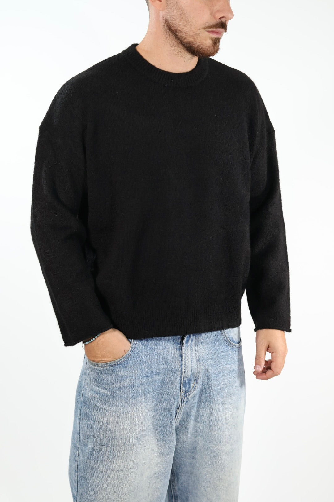 Maglioncino 281 girocollo cropped  BERNA (Copia)
