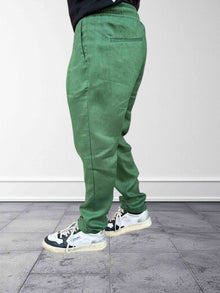 Pantalaccio pince lino slim fit OVERD