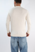 Maglioncino M01 bianco paricollo  OVERD