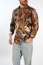 Camicia cotone fantasia mussola 030 BL11