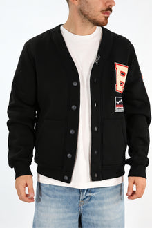 Cardigan in Felpa patch  BL11
