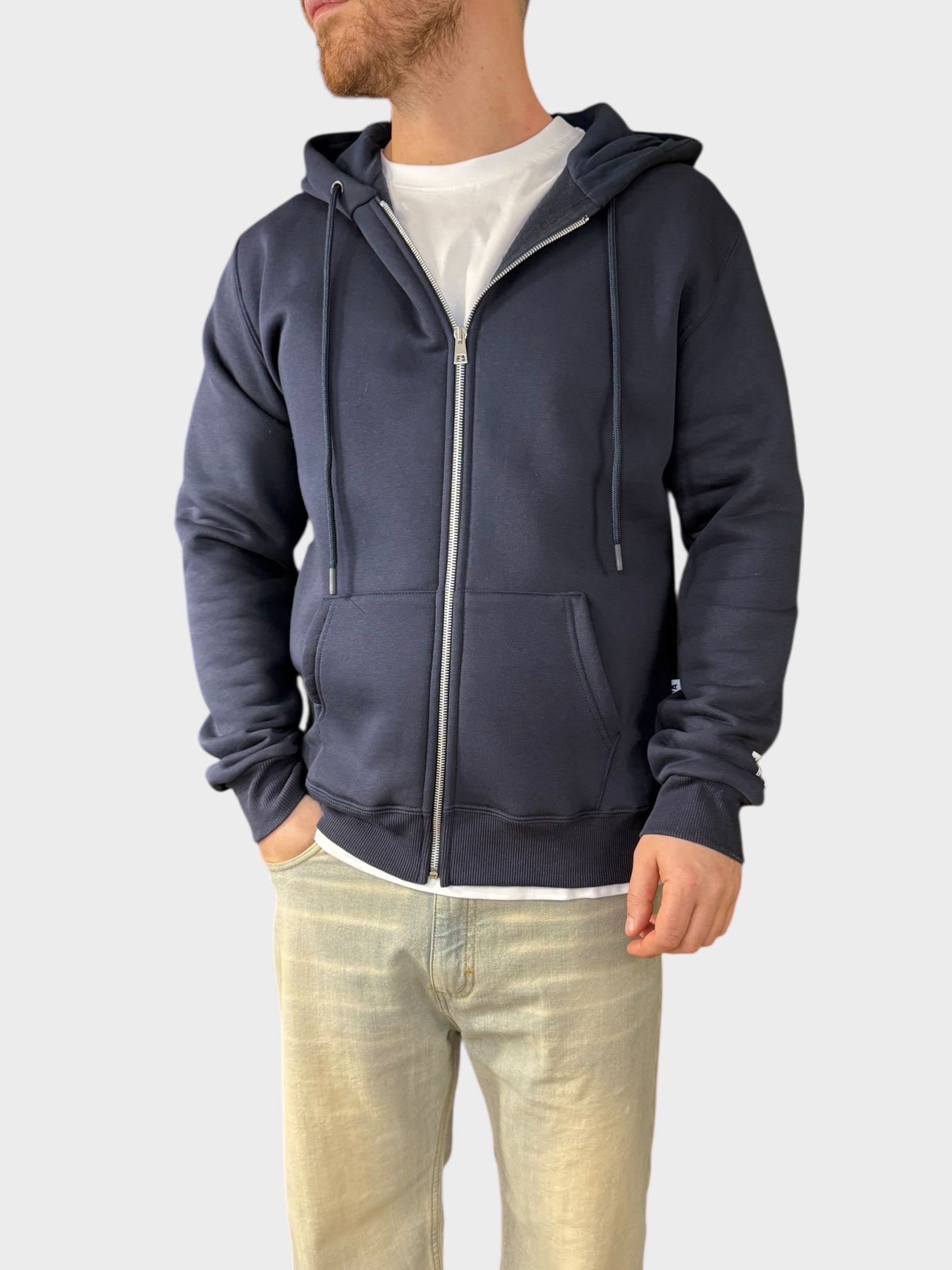 Felpa zip logo 018 BERNA