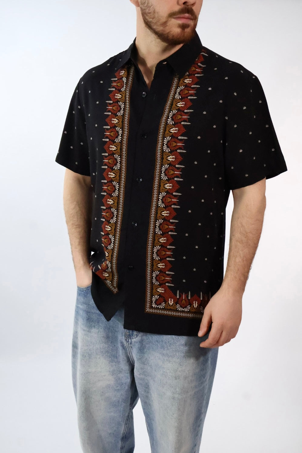 Camicia m/m viscosa 026TB  GIANNI LUPO