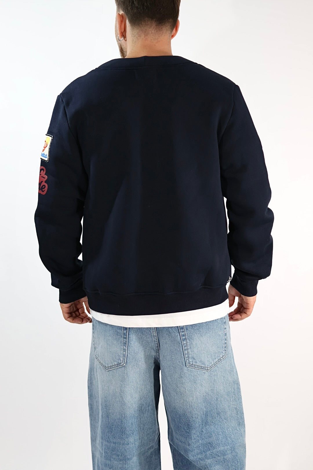 Cardigan in Felpa 78 patch  BL11