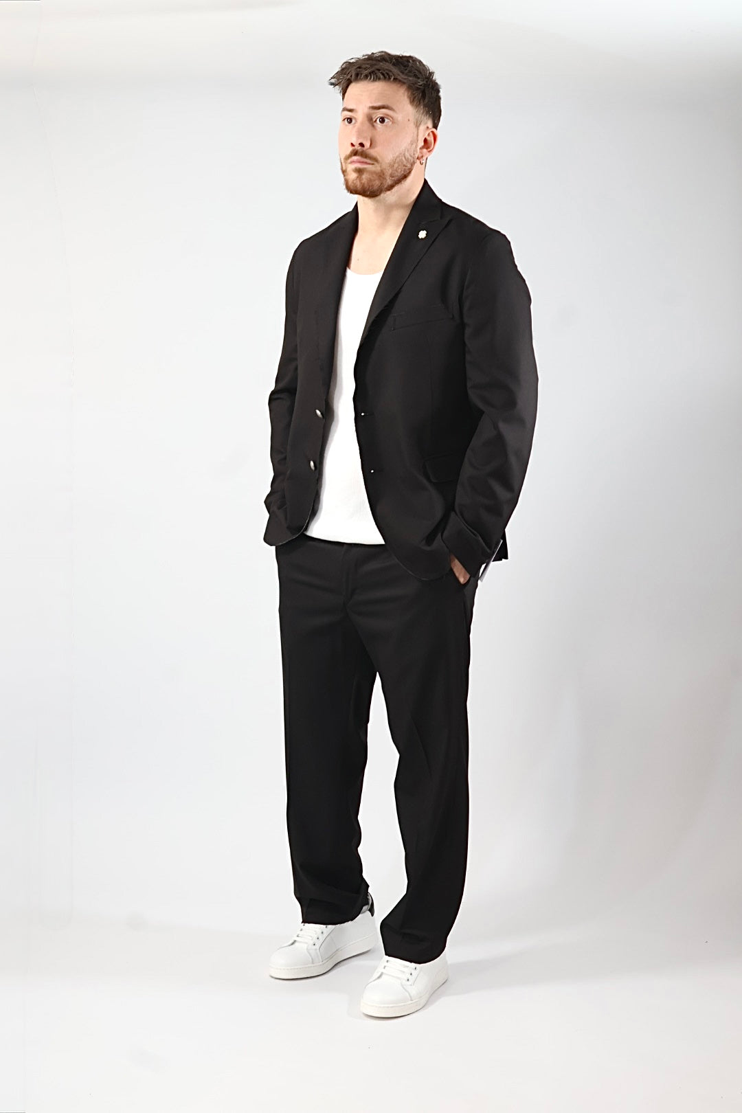 Giacca taglio vivo rever a lancia G61 OVER-D