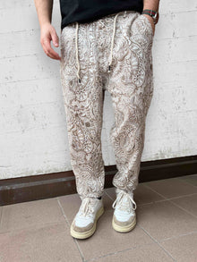 Pantalone Lino/viscosa fantasia  BL11