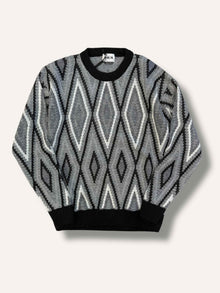 Maglione girocollo jacquard fin.7 BERNA