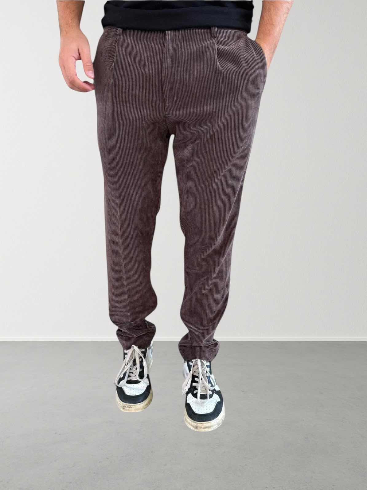 Pantalone tapered fit velluto P31 OVERD