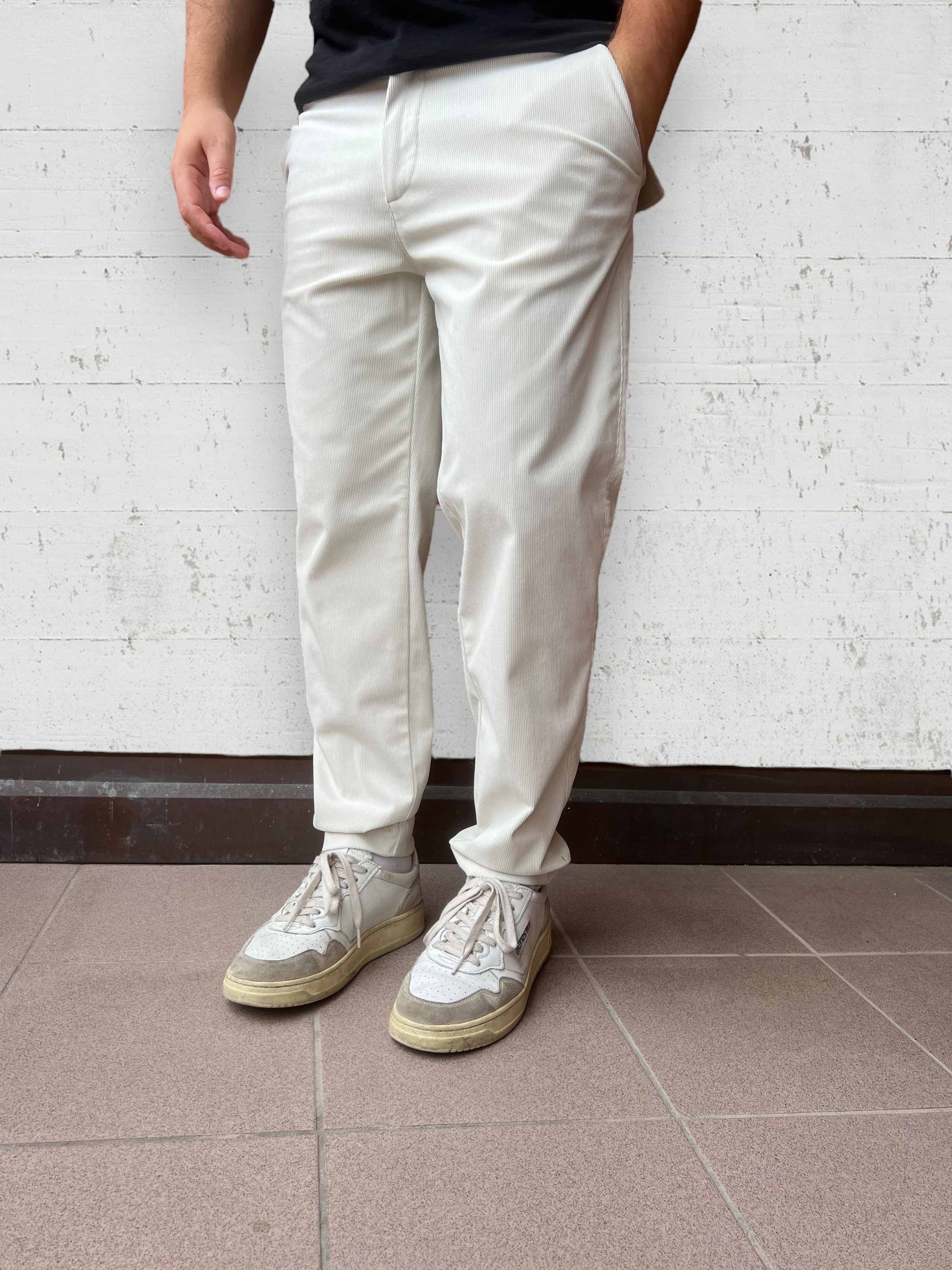Pantalone dolce velluto ALTATENSIONE