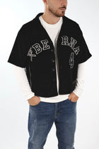 T-shirt manica corta baseball cropped velluto 362 BERNA