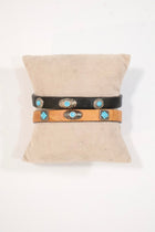 BRACCIALI PELLE + BORCHIE MANCINO ACCESSORI