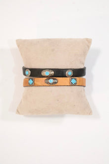 BRACCIALI PELLE + BORCHIE MANCINO ACCESSORI