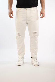 Pantalone cropped maracana  destroyed 077 BERNA