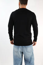 Maglioncino M01 nero paricollo nero OVERD