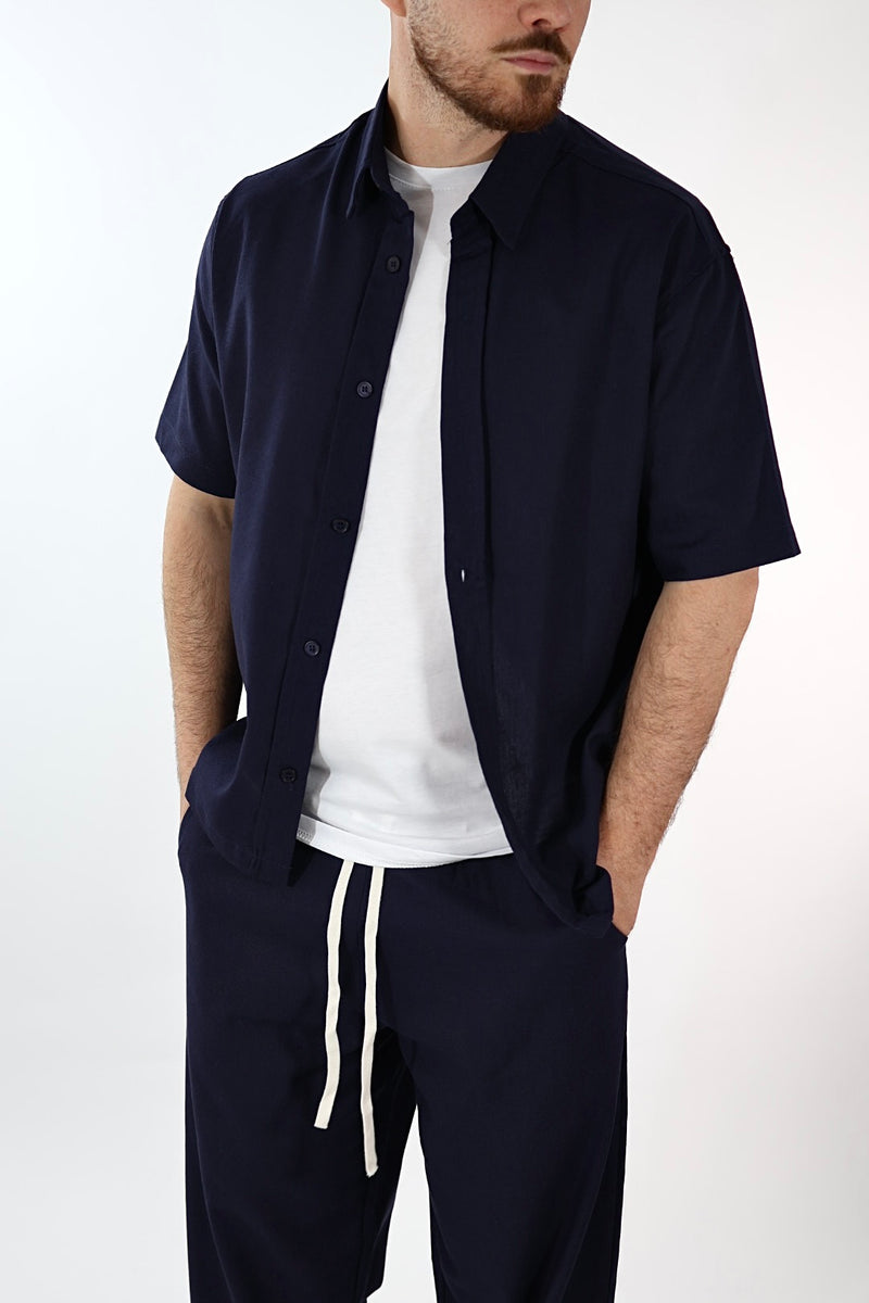 Completo lino camicia+pantalone  1046 J.W
