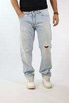 Jeans regular scritte 003 BERNA