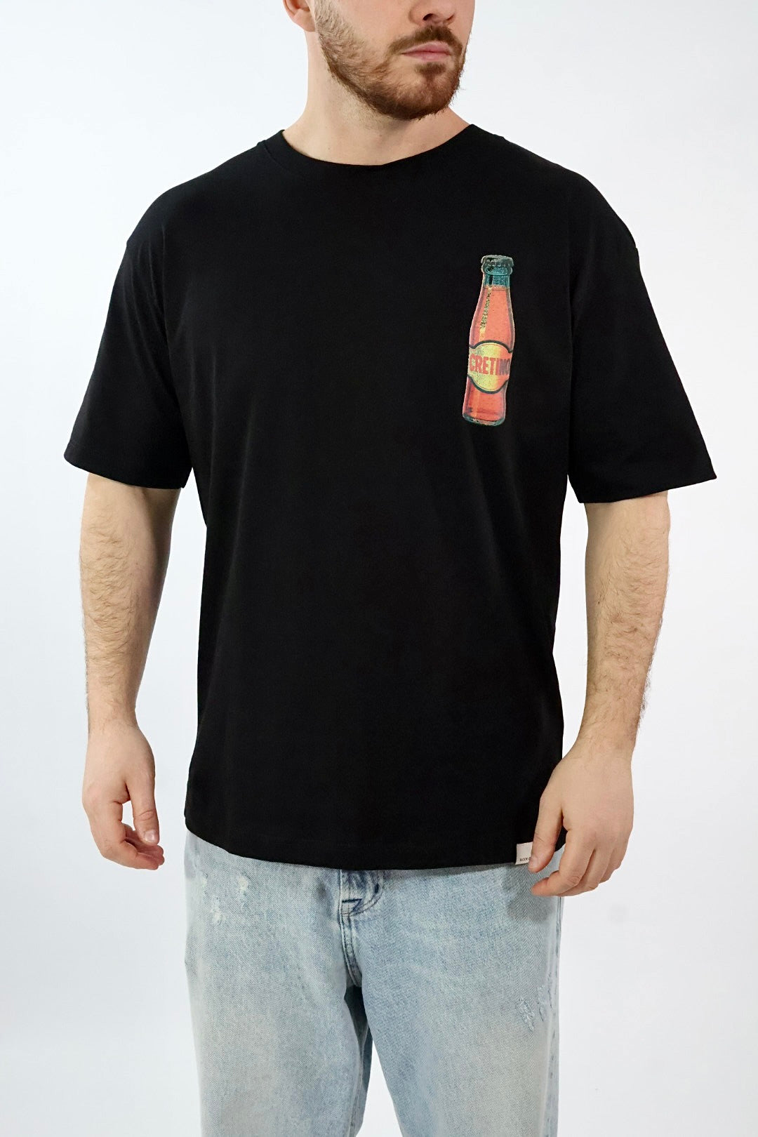 T-shirt stampa bitter  001  BL11