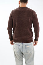 Maglione 363 girocollo ciniglia moro LANDEK