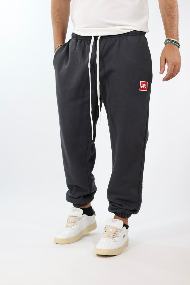 Pantalone tuta bill basic piombo TURKEY