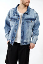 Giacca denim relaxed fit TOM J09 OVER-D