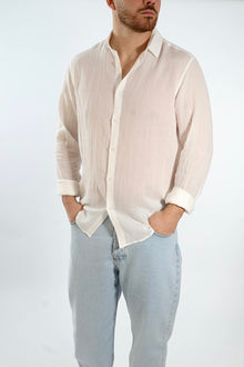 Camicia misto tencel 831S GIANNI LUPO