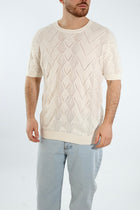 T-shirt in maglia traforata 325 GIANNI LUPO