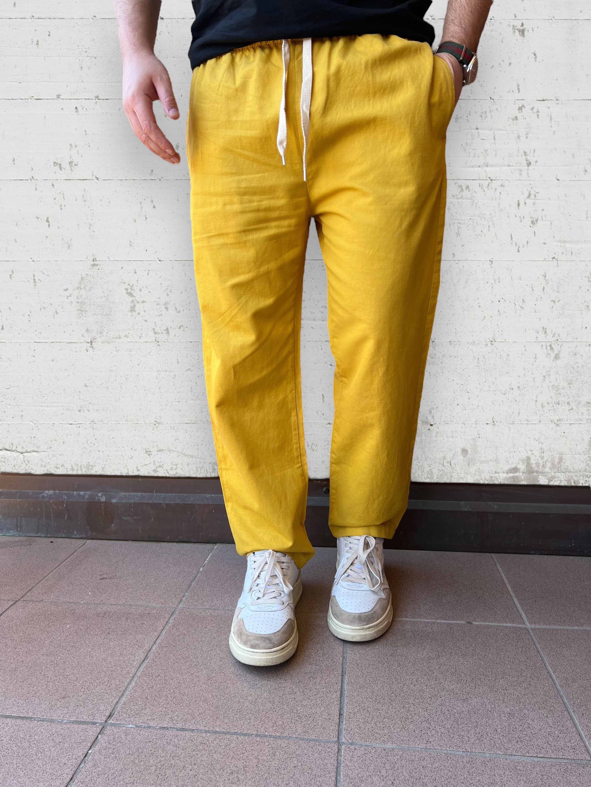 Pantalaccio cotone/lino GIANNI LUPO