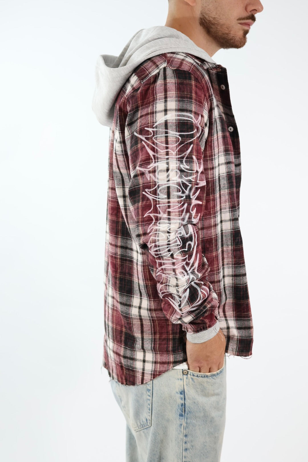 Camicia check flanella cappuccio 790 DISCLAIMER