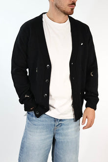 Cardigan 616 strappi misto lana GIANNI LUPO
