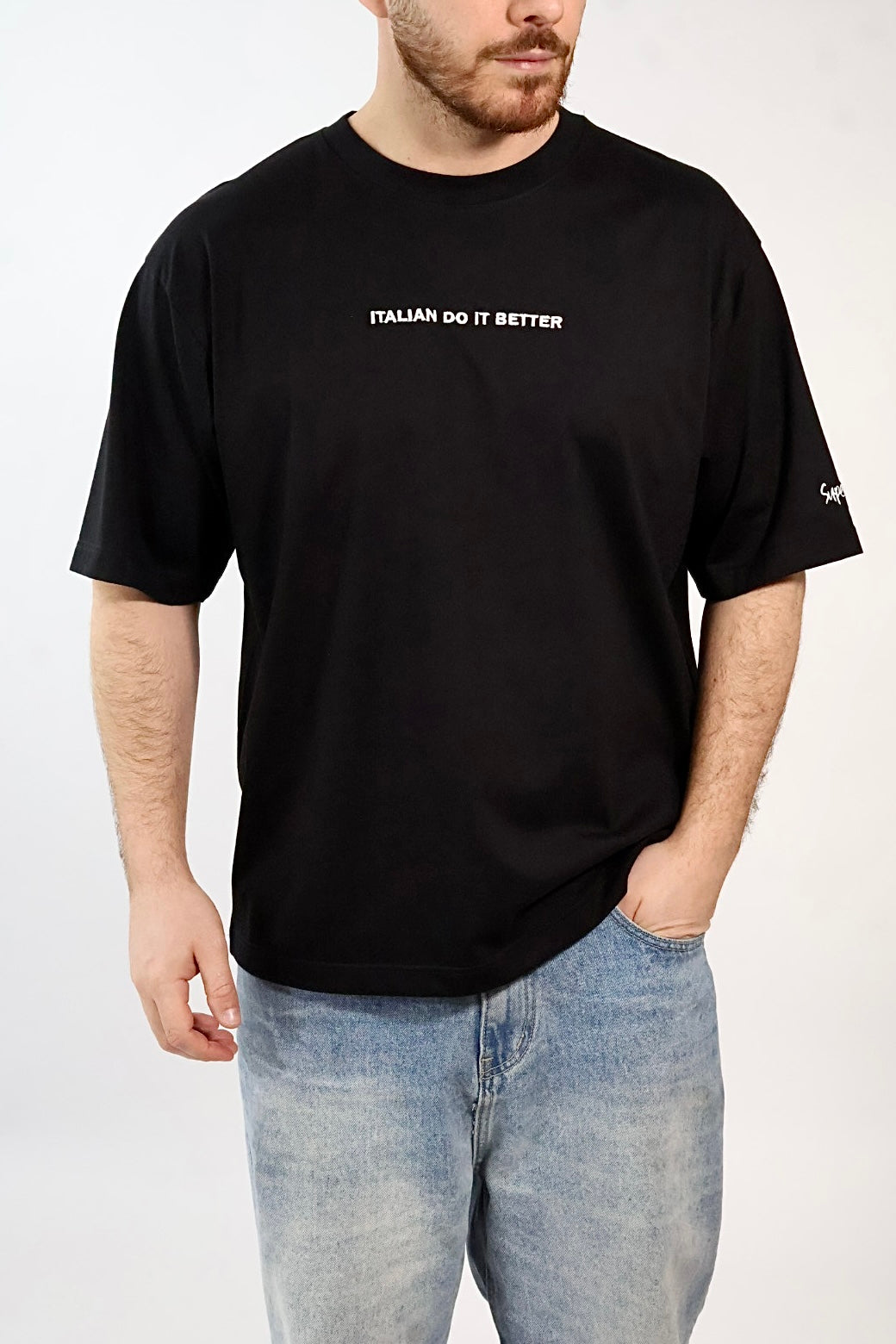 T-shirt ricamo italian do it better  1959 SUPERCULTURE