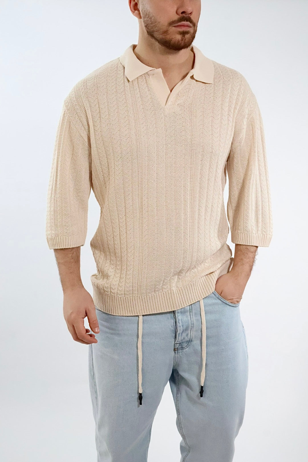 T-shirt  polo in maglia derby KIM 49 WHY NOT BRAND